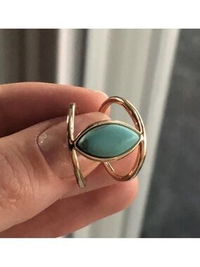 Melanie Auld Turquoise Ring Size 7